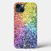 Niedlicher Regenbogen-Glitzer Schutzgehäuse für iP Case-Mate iPhone Hülle (Rückseite)