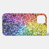 Niedlicher Regenbogen-Glitzer Schutzgehäuse für iP Case-Mate iPhone Hülle (Rückseite (Horizontal))
