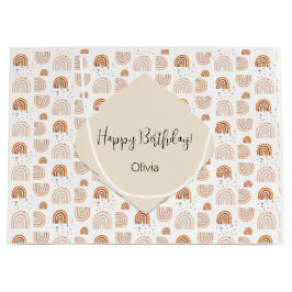 Niedlicher Regenbogen Große Geschenktüte