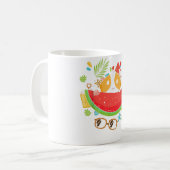 Niedlicher Regenbogen Just A Girl Wer Liebe Guinea Kaffeetasse (Vorderseite Links)