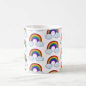 Niedlicher Regenbogen Kaffeetasse (Mittel)