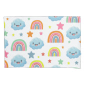 Niedlicher Regenbogen Kissenbezug (Vorderseite)