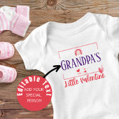 Niedlicher Regenbogen Kleine Valentine Sondername Baby Strampler