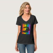 Niedlicher Regenbogen Krokodil T-Shirt (Vorderseite Vollansicht)