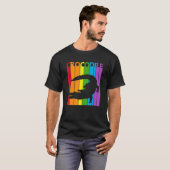 Niedlicher Regenbogen Krokodil T-Shirt (Vorne ganz)