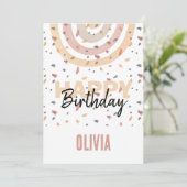 Niedlicher Regenbogen mit Splitter Karte (Stehend Vorderseite)