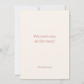 Niedlicher Regenbogen mit Splitter Karte (Rückseite)