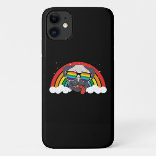 Niedlicher Regenbogen-Mops Case-Mate iPhone Hülle