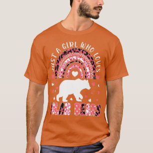 Niedlicher Regenbogen nur ein Mädchen, das Polar B T-Shirt