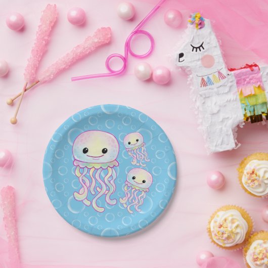 Niedlicher Regenbogen Pappteller (Party)