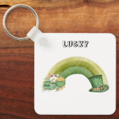 Niedlicher Regenbogen-Party Schlüsselanhänger (Vorderseite)