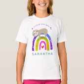 Niedlicher Regenbogen-Rainbow-Maßstab T-Shirt (Vorderseite)