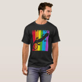 Niedlicher Regenbogen-Salamander T-Shirt (Vorne ganz)