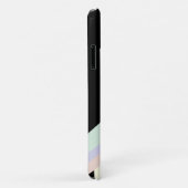 Niedlicher Regenbogen Shooting Star Black Case-Mate iPhone Hülle (Hinten/Rechts)