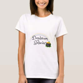 Niedlicher Regenbogen-Tagtraum-Glaube Moderner Tre T-Shirt