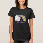 Niedlicher Regenbogen und Bürste Facepainter T-Shirt (Vorderseite)