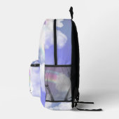 Niedlicher Regenbogen und Wolken Bedruckter Rucksack (Rechts)