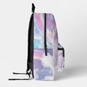 Niedlicher Regenbogen und Wolken Bedruckter Rucksack (Links)