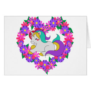 niedlicher Regenbogen Unicorn