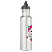 Niedlicher Regenbogen Unicorn Edelstahlflasche (Links)