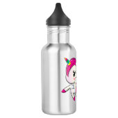 Niedlicher Regenbogen Unicorn Edelstahlflasche (Links)