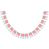 Niedlicher Regenbogen Unicorn mit Sternen. Wimpelkette (Alle)