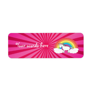 Niedlicher Regenbogen Unicornaufkleber