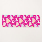 Niedlicher Regenbogen verleiht magische Geburtstag Yogamatte (Vorderseite (Horizontal))