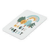 Niedlicher Regenbogen-Zauberwald Magnet (Linke Seite)