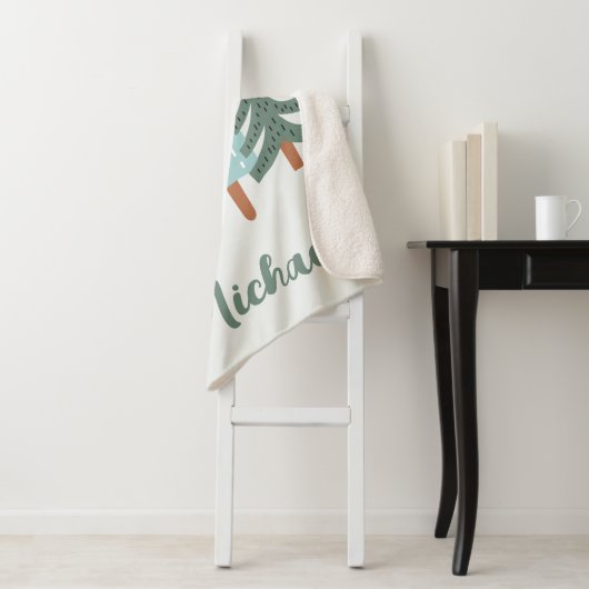 Niedlicher Regenbogen-Zauberwald Sherpadecke (Beispiel)