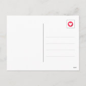 Niedlicher Regenbogenkatzentag lässt den Valentins Feiertagspostkarte (Rückseite)