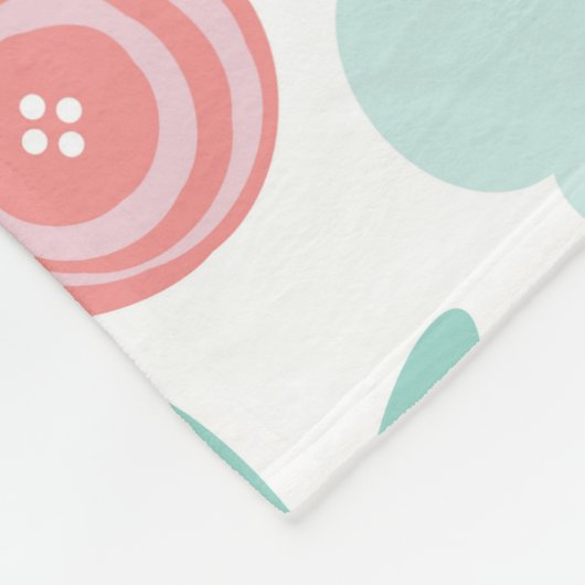 Niedlicher Regenbogensommer Fleecedecke (Ecke)