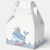 Niedlicher Regenbogentopf Whale Fische Geburtstags Geschenkschachtel (Vorderseite)