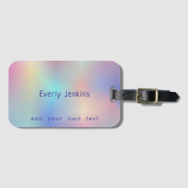 niedlicher Regenbogenverlauf Gepäckanhänger