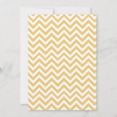 Niedlicher Regenschirm Gelbe Babysprinkle oder Bab Einladung (Rückseite)