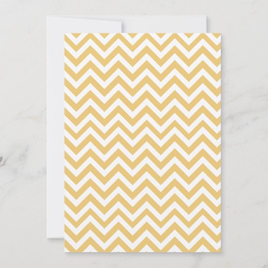 Niedlicher Regenschirm Gelbe Babysprinkle oder Bab Einladung (Rückseite)