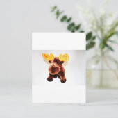 NIEDLICHER REINDEER POSTKARTE (Stehend Vorderseite)