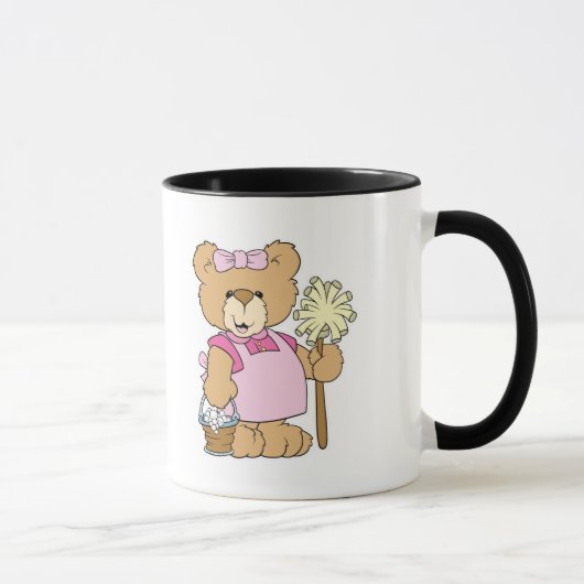 Niedlicher Reinigungsbär Tasse (Rechts)