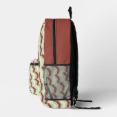 Niedlicher Reißstreifen grün Bedruckter Rucksack (Rechts)