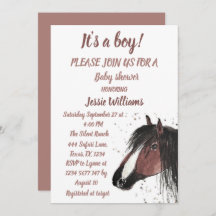 Niedlicher Reiter Boho Ranch Baby Boy Western Pony