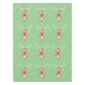 Niedlicher Rentier-Cartoon Tischdecke (Vorderseite)