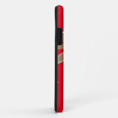 Niedlicher Rentier Cartoon Weihnachtslustig Rot We Case-Mate iPhone Hülle (Hinten/Rechts)