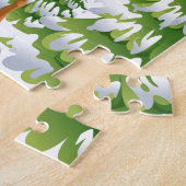 Niedlicher Rentier im Schnee Puzzle (Seite)