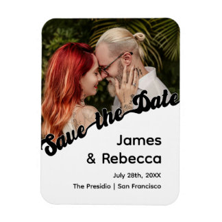 Niedlicher Retro Boho Minimalistischer Quirky Text Magnet