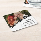 Niedlicher Retro Boho Minimalistischer Quirky Text Rechteckiger Pappuntersetzer (angewinkelt)