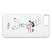 Niedlicher Retro Cartoon Kawaii Fall für sie Case-Mate iPhone Hülle (Rückseite (Horizontal))