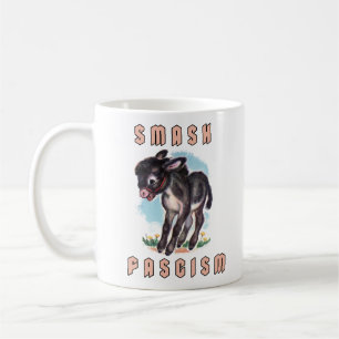 Niedlicher Retro-Donkey - Schmutz des Faschismus Kaffeetasse