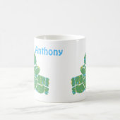 Niedlicher Retro Frog Graphic Personalisiert Kaffeetasse (Mittel)