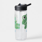 Niedlicher Retro Frog Graphic Personalisiert Trinkflasche (Links)