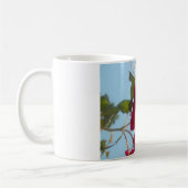 Niedlicher Retro Hakuna Matata Geschenk Blaues Grü Kaffeetasse (Links)